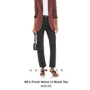 NEW/NEVER WORN: AGOLDE 90s pinch jeans in Black